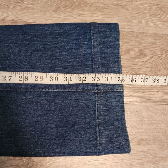 J BRAND Jeans Size 25 T Love Story Flare Low Rise Celebrity Favorite Denim - Picture 9 of 11